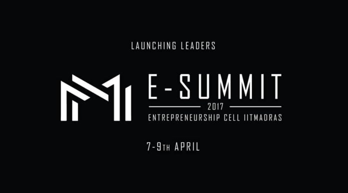 e summit banner iit madras 2017