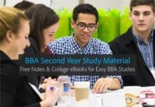 BBA Second year Notes, eBooks PDF Download