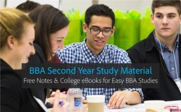 BBA Second year Notes, eBooks PDF Download