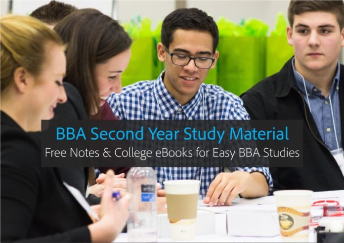 BBA Second year Notes, eBooks PDF Download