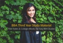 BBA Third year Notes, eBooks PDF Download