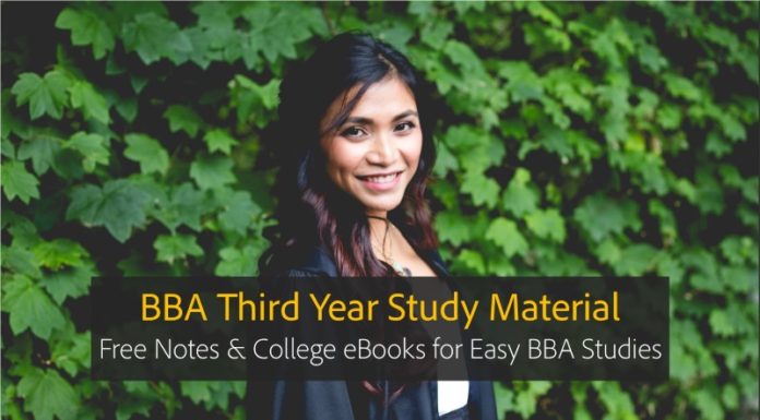 BBA Third year Notes, eBooks PDF Download
