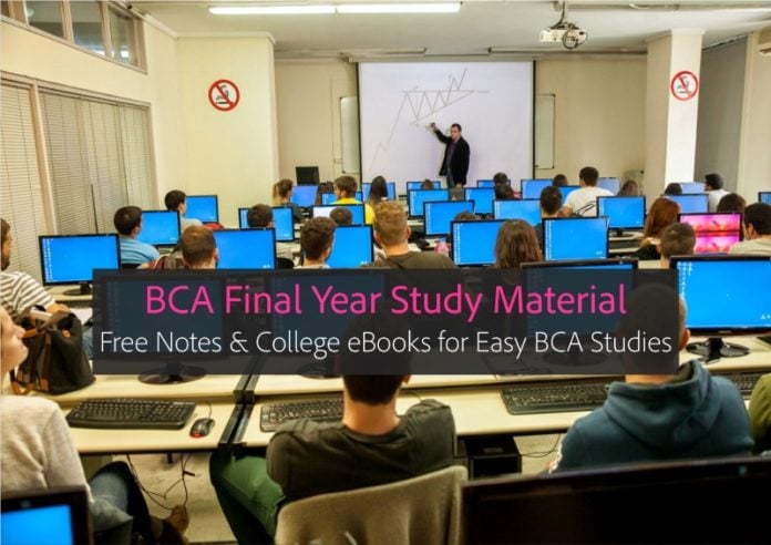 BCA Final year Notes, eBooks PDF Downloads