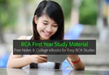 BCA First year Notes, eBooks PDF Download