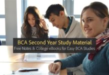 BCA Second year Notes, eBooks PDF Download