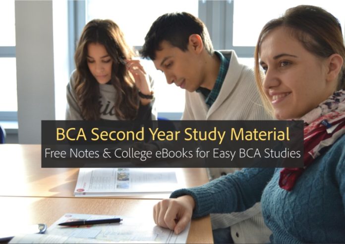 BCA Second year Notes, eBooks PDF Download