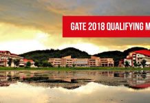 gate 2018 qualifying marks and cut off