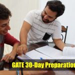 Prepare and Crack GATE in 30 Days One Month