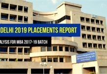 DMS IIT Delhi MBA Placement 2019 Report MBA