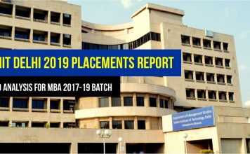 DMS IIT Delhi MBA Placement 2019 Report MBA