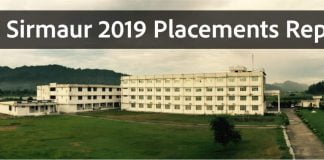 IIM Sirmaur 2019 Placement Report Data Highest and Avg CTC