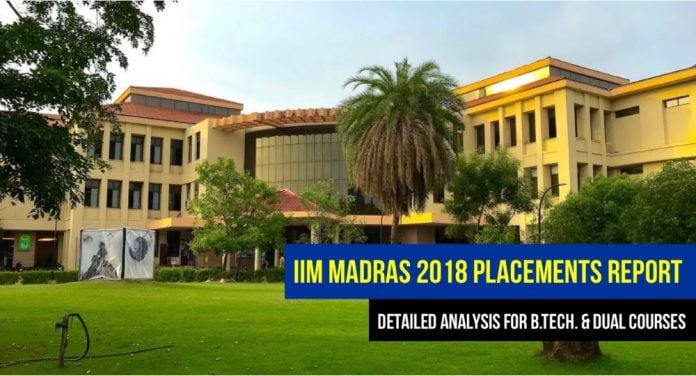 IIT Madras Engineering (B.Tech & Dual) 2018 placement report