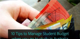 10 Tips to Manage Student Budget when you go to study in Australia