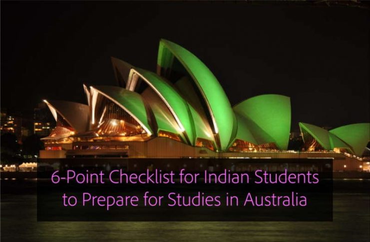 6-Point Checklist for Indian Students to Prepare for Studies in Australia