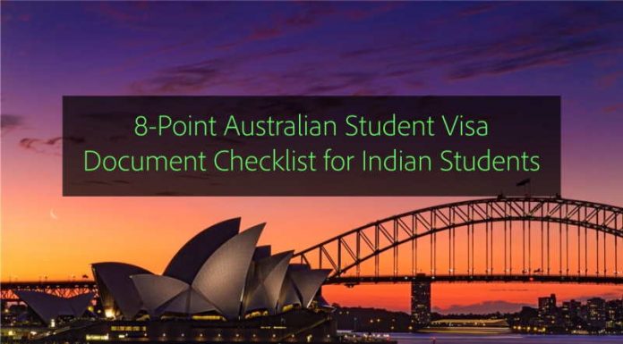 8 point australia student visa document checklist for indian students