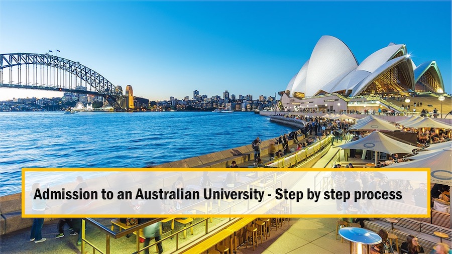 Admission to an Australian University - step by step process - Studynama